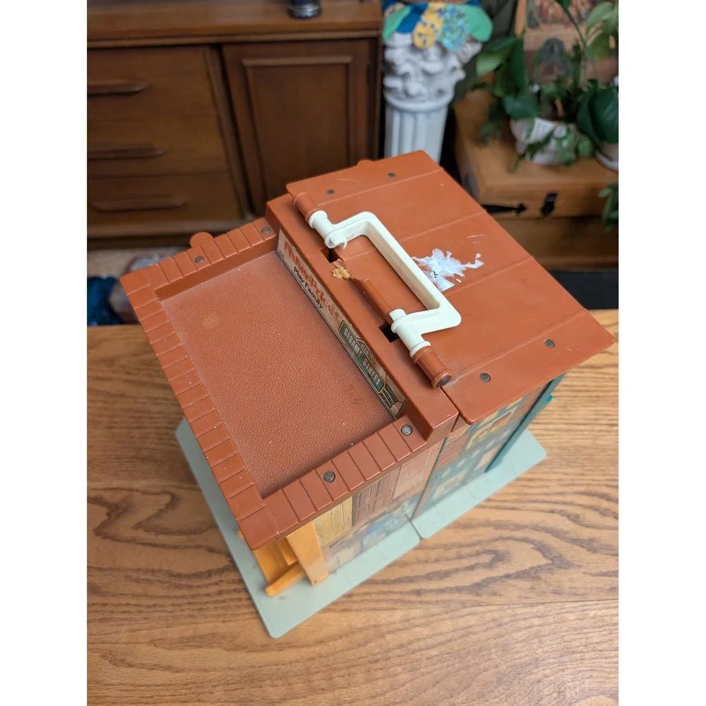 Vintage 1975 Fisher Price Sesame Street‎ Play Family House Set 938 Hoopers Store